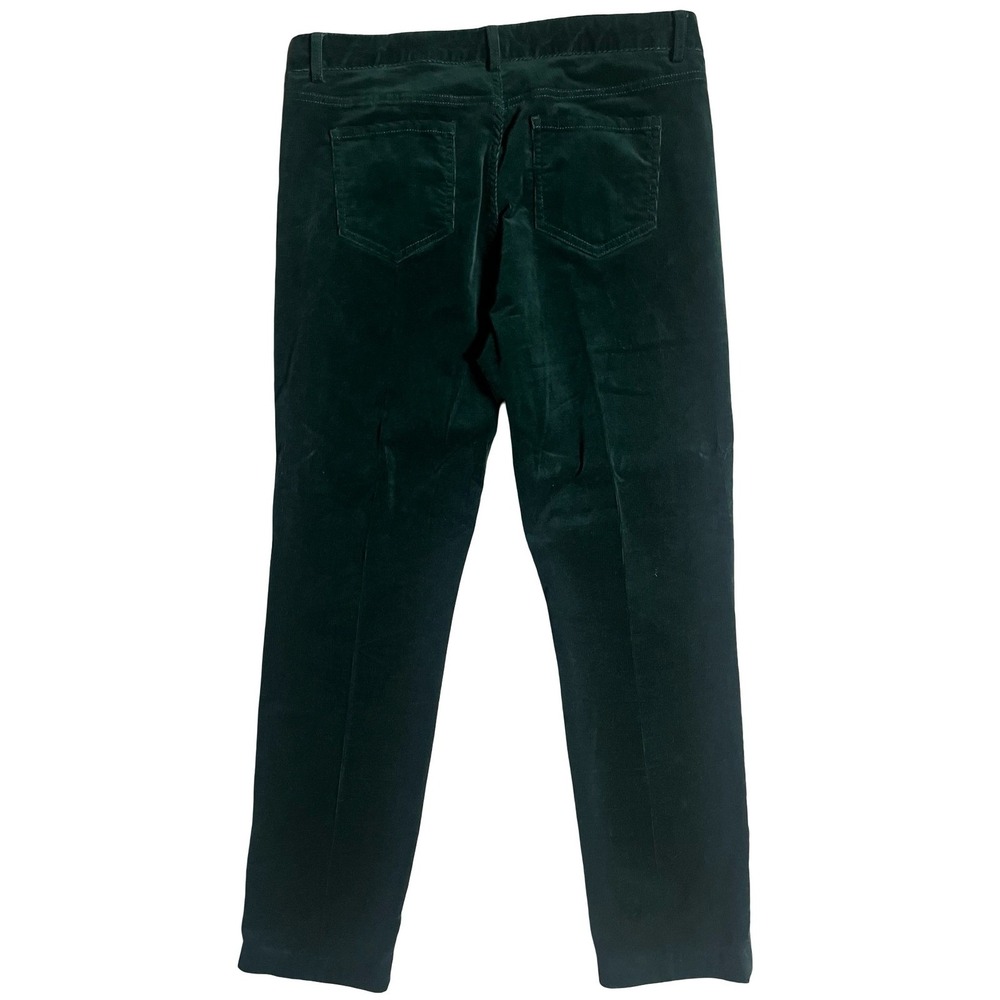 Brooks Brothers Womens 10 Green Corduroy Pants 5 Pocket Stretch 100114944